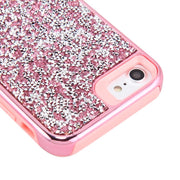 Hybrid Bling Case Pink Iphone SE 2020 - icolorcase.com