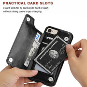 Book Card Black Case Iphone 6/7/8 - icolorcase.com