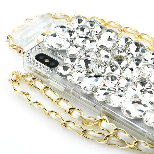 Handmade Silver Stone Bling Bottle Iphone XS MAX - icolorcase.com