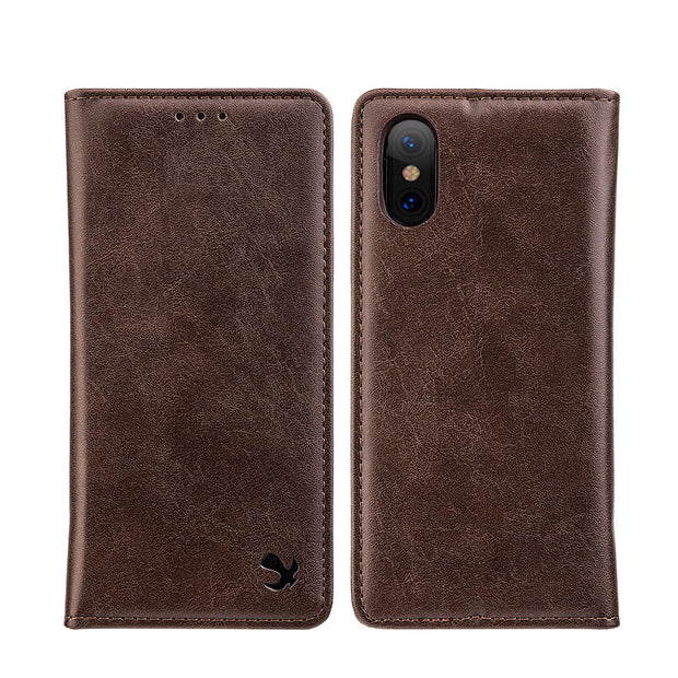 Detachable Wallet Brown Iphone XS MAX - icolorcase.com