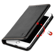 Detachable Wallet Black Iphone SE 2020 - icolorcase.com