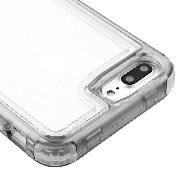 Hybrid Clear Smoke Case Iphone 6/7/8 Plus - icolorcase.com
