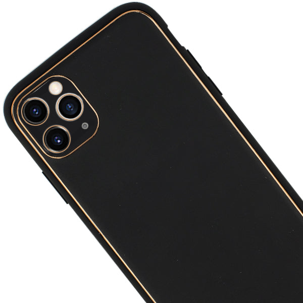 Leather Black Gold Case Iphone 11 Pro