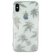 Weed Leaf Silver Case IPhone XS Max