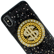 Spinning $ Black Case Iphone 10