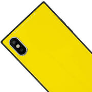 Square Hard Box Yellow Case Iphone 10
