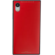 Square Hard Box Red Case Iphone XR