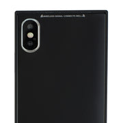 Square Hard Box Black Case Iphone  XS MAX