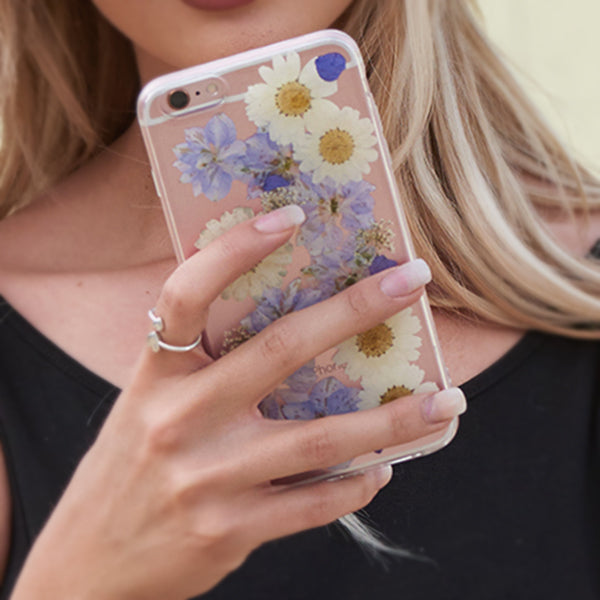 Real Flowers Purple Case IPhone 14 Pro Max