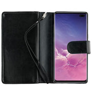 Handmade Black Bling Wallet Samsung S10