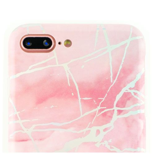 Marble Pink Ring Iphone 7/8 Plus - icolorcase.com