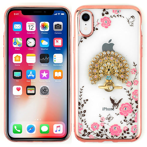 Peacock Ring Holder Case IPhone XR
