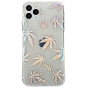 Weed Leaf Silver Case IPhone 13 Pro Max