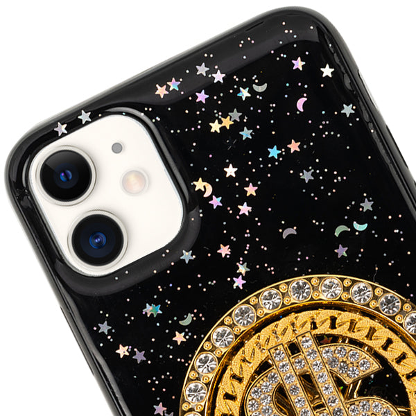 Spinning $ Black Case Iphone 11