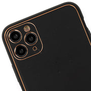 Leather Style Black Gold Case IPhone 13 Pro Max
