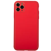 Leather Style Red Gold Case Iphone 11 Pro