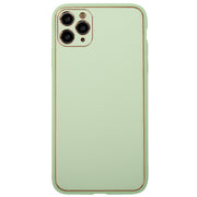 Leather Style Mint Green Gold Case IPhone 12 Pro Max