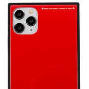 Square Hard Box Red Case IPhone 13 Pro
