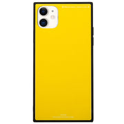Square Hard Box Yellow Case Iphone 12 Mini