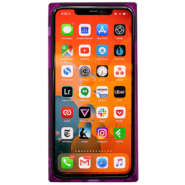 Square Box Purple Skin IPhone 12 Pro Max