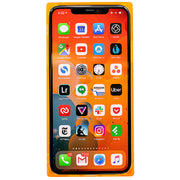 Square Box Skin Orange Iphone 11