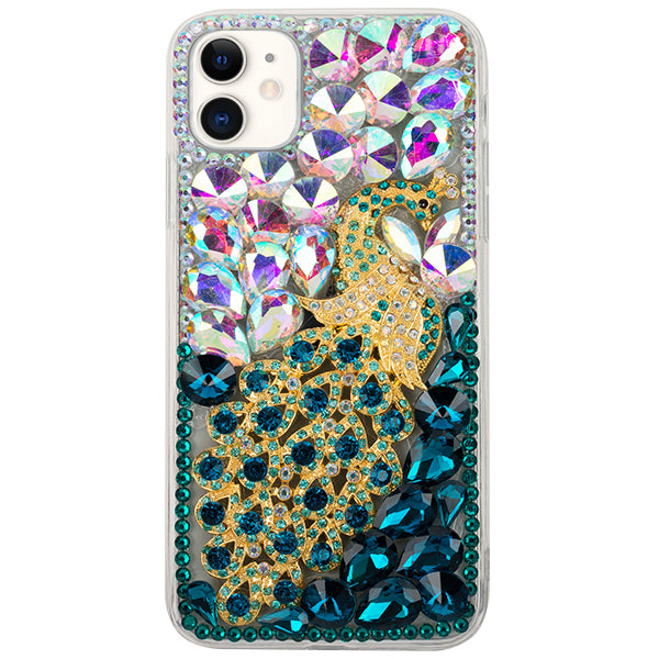 Handmade Peacock Bling Case Iphone 11