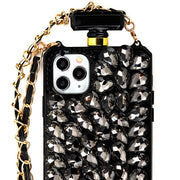 Handmade Bling Black Bottle Case IPhone 13 Pro Max