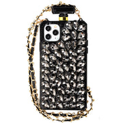 Handmade Bling Black Bottle Case IPhone 13 Pro Max