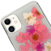 Real Flowers Pink Case Iphone 12 Mini