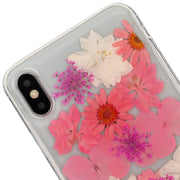 Real Flowers Pink Case Iphone XS Max