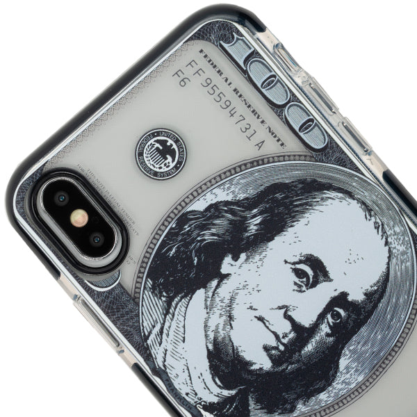 $100 Benjamin Clear Iphone 10
