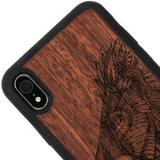 Lion Real Wood Case Iphone XR