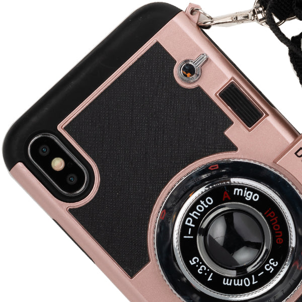 Camera Rose Gold Case Iphone XS Max