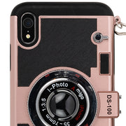 Camera Rose Gold Case Iphone XR