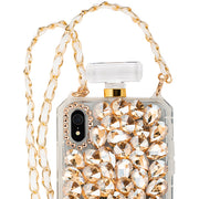 Handmade Bling Gold Bottle Case Iphone XR