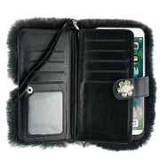 Fur Grey Detachable Wallet Iphone 7/8 SE 2020