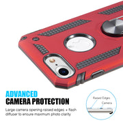 Hybrid Ring Red Case Iphone SE 2020 - icolorcase.com