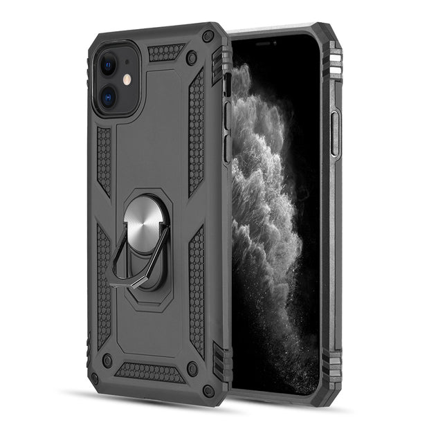 Hybrid Ring Black Case Iphone 11 - icolorcase.com
