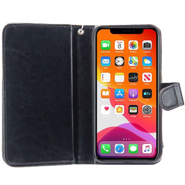 Handmade Detachable Bling Black Wallet IPhone 14 Plus