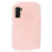 Fur Light Pink Case Samsung S21