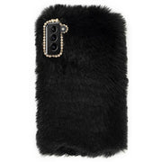 Fur Black Case Samsung S21