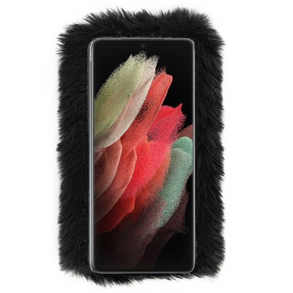 Fur Black Case Samsung S21 Ultra