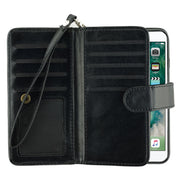 Handmade Bling Black Wallet Iphone 7/8 - icolorcase.com