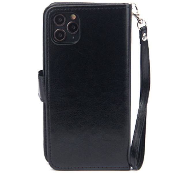 Handmade Detachable Bling Black Wallet  IPhone 12/12 Pro