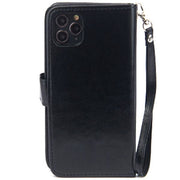 Handmade Detachable Bling Black Wallet IPhone 13 Pro