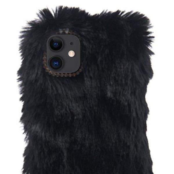Fur Black Case Iphone 11