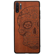 Real Wood Skull Samsung Note 10