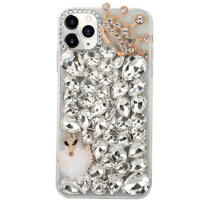 Handmade Bling Silver Fox Case Iphone 11 Pro