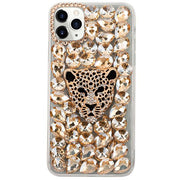 Handmade Cheetah Bling Gold Case Iphone 11 Pro