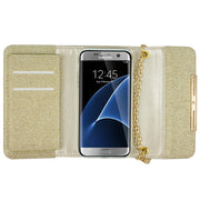 Glitter Detachable Purse Gold Samsung S7